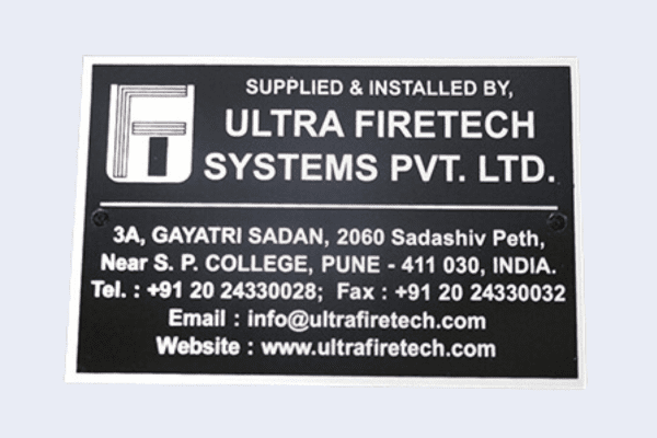 Aluminium Name Plate Manufacturer in Pune